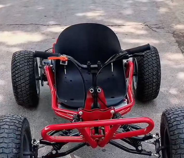 Foto do kart no quintal - Pedro L.